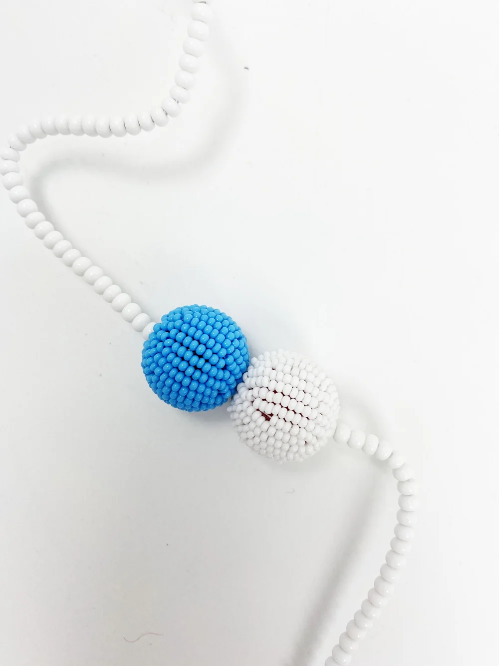 Walter Van Beirendonck beaded wire necklace — JAMES VELORIA
