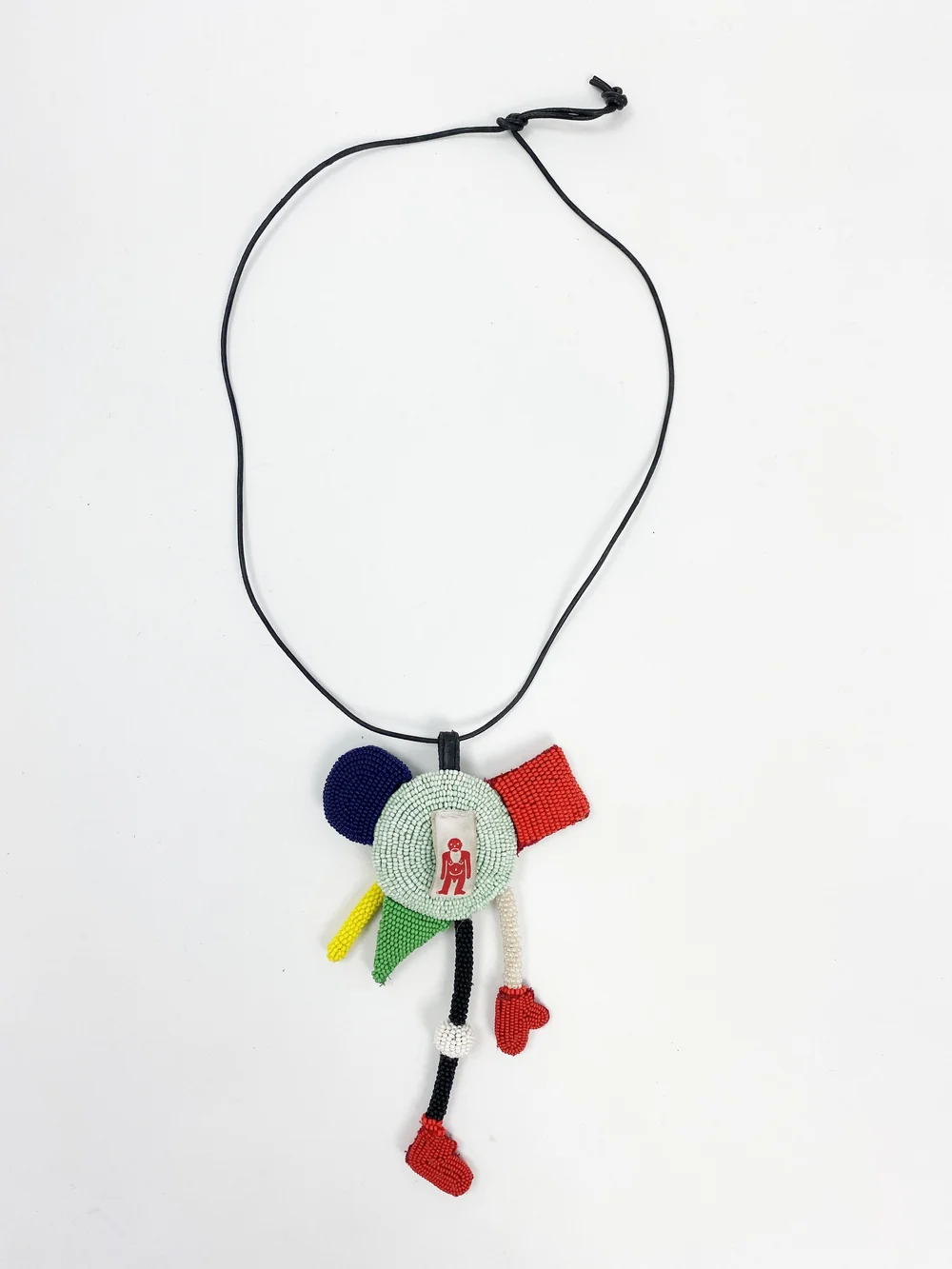 Walter Van Beirendonck beaded creature necklace — JAMES VELORIA
