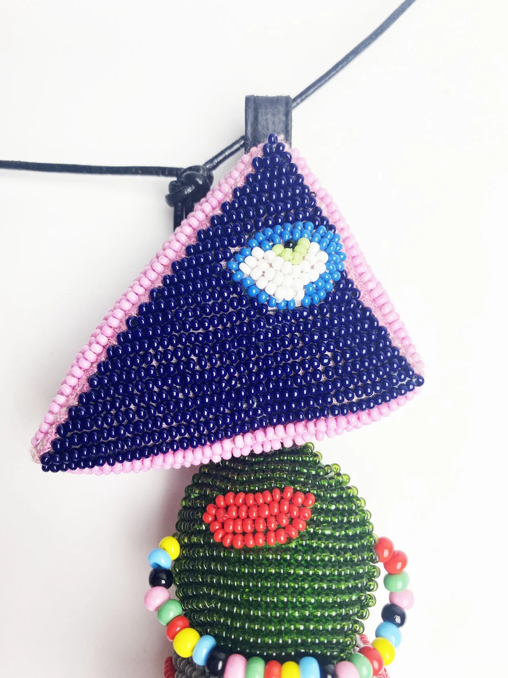 Walter Van Beirendonck ビーズネックレス 🔴SOLD🔴) ➕Hand beaded “Cosmic Dance Jewel” necklace by Walter