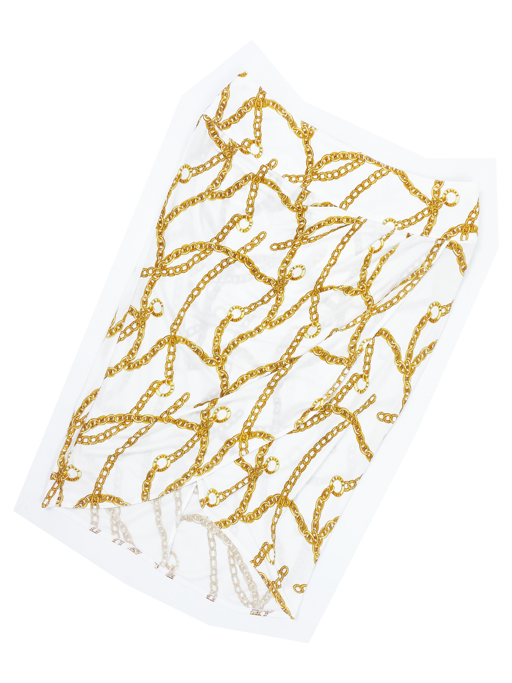 スカート CELINE Vintage gold Chain Logo Skirt celine-spring-summer-2004-ss-