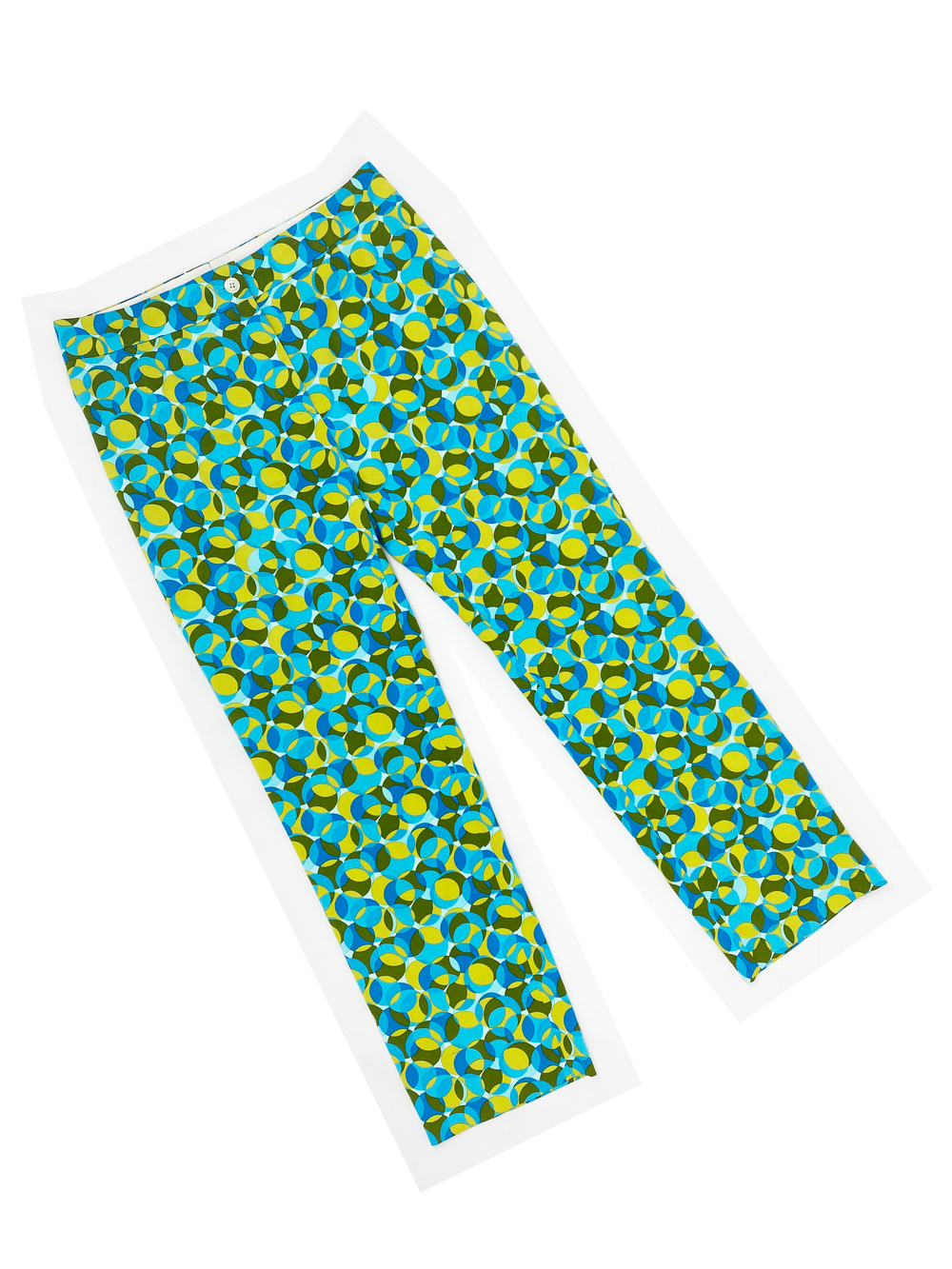 celine-y2k-green-circle-print-