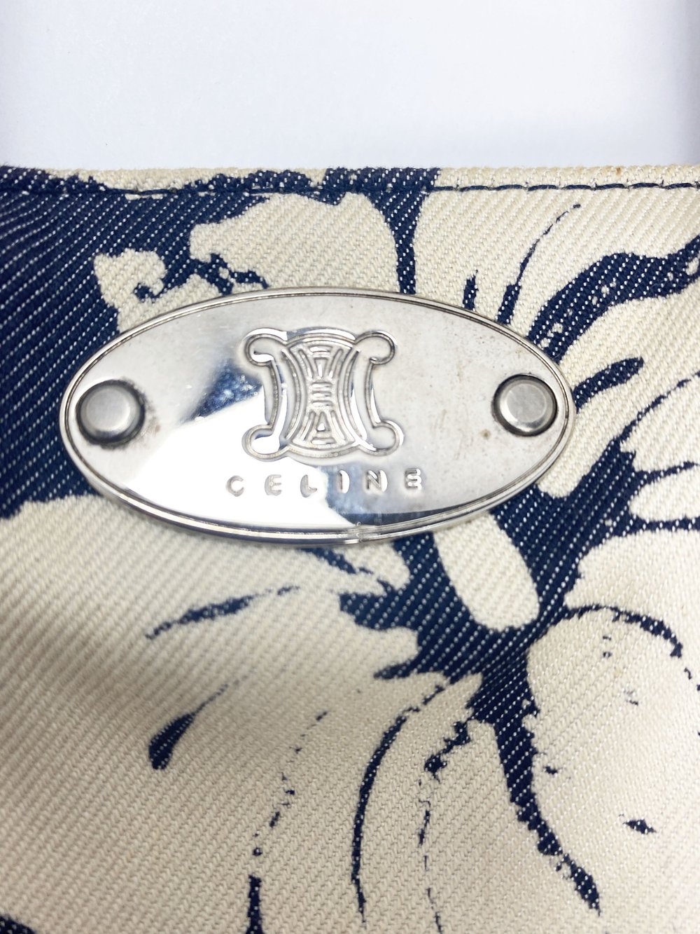 Celine S/S 2004 hibiscus print bag — JAMES VELORIA