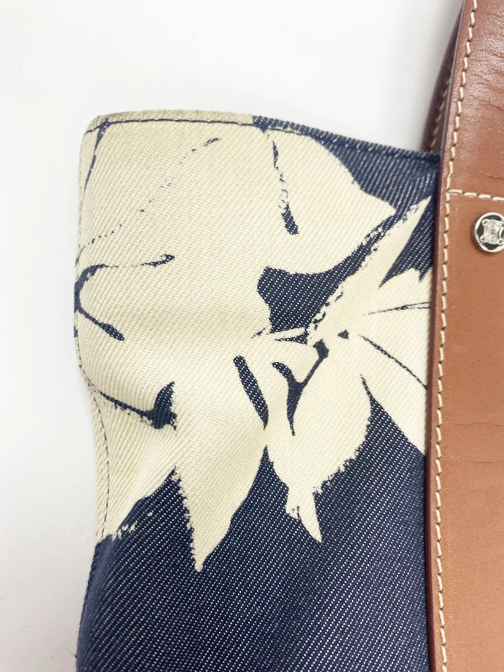 Celine S/S 2004 hibiscus print bag — JAMES VELORIA