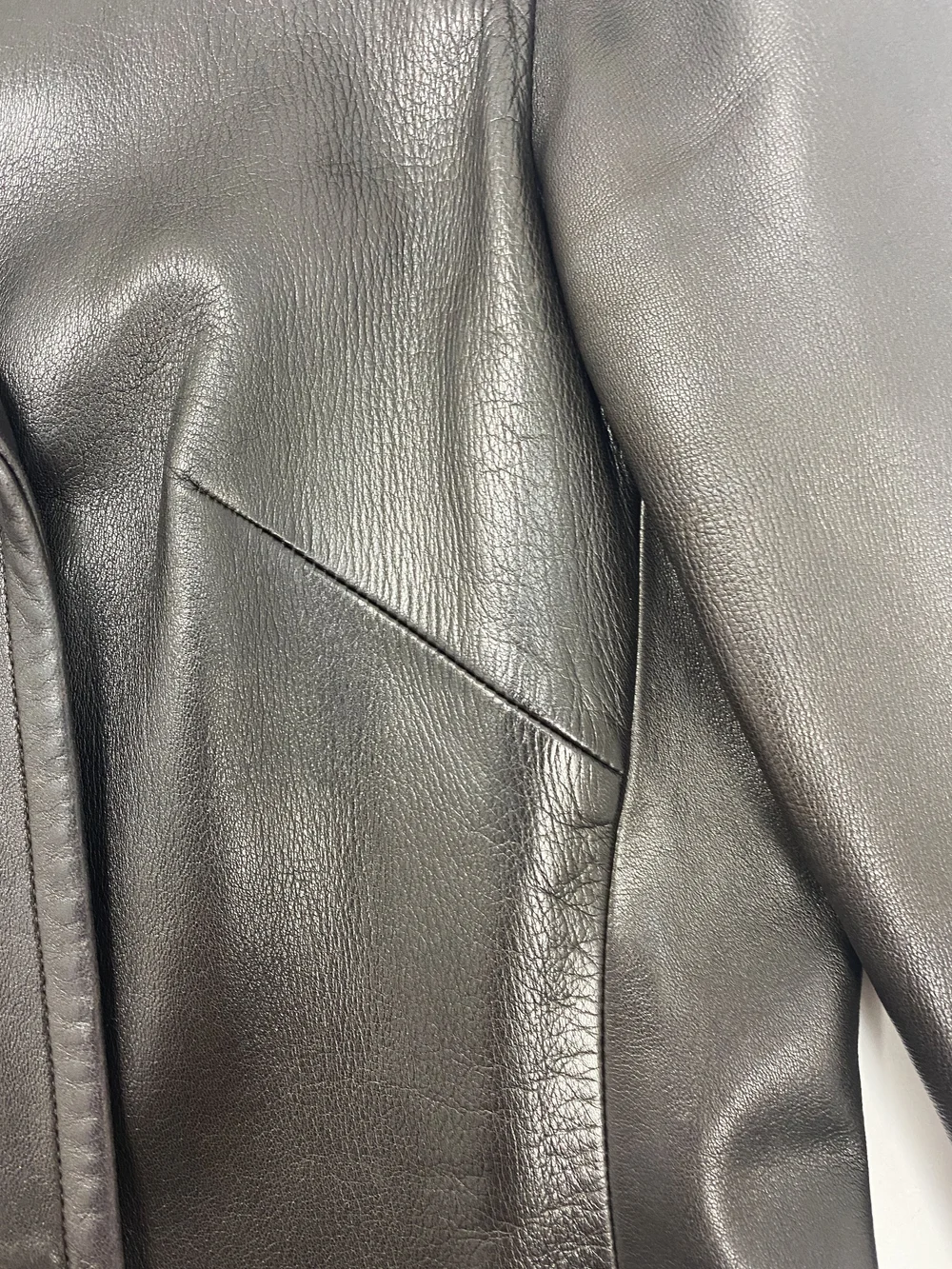 Celine brown lamb leather jacket — JAMES VELORIA