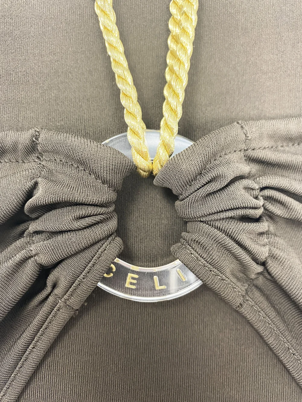 Celine gold strap tank top — JAMES VELORIA