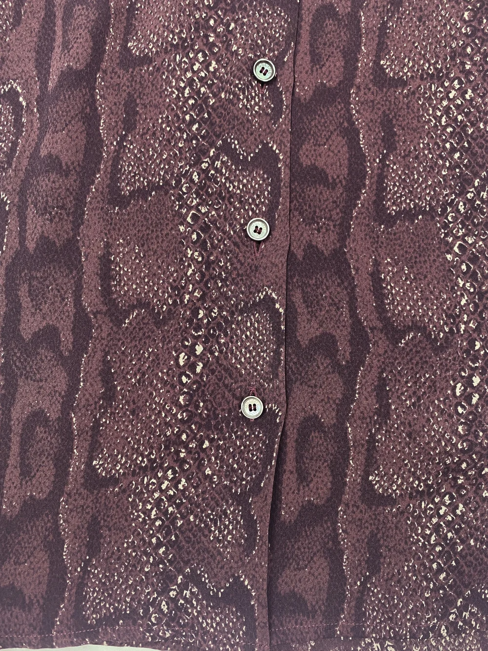 Celine F/W 2002 red snake print silk shirt — JAMES VELORIA