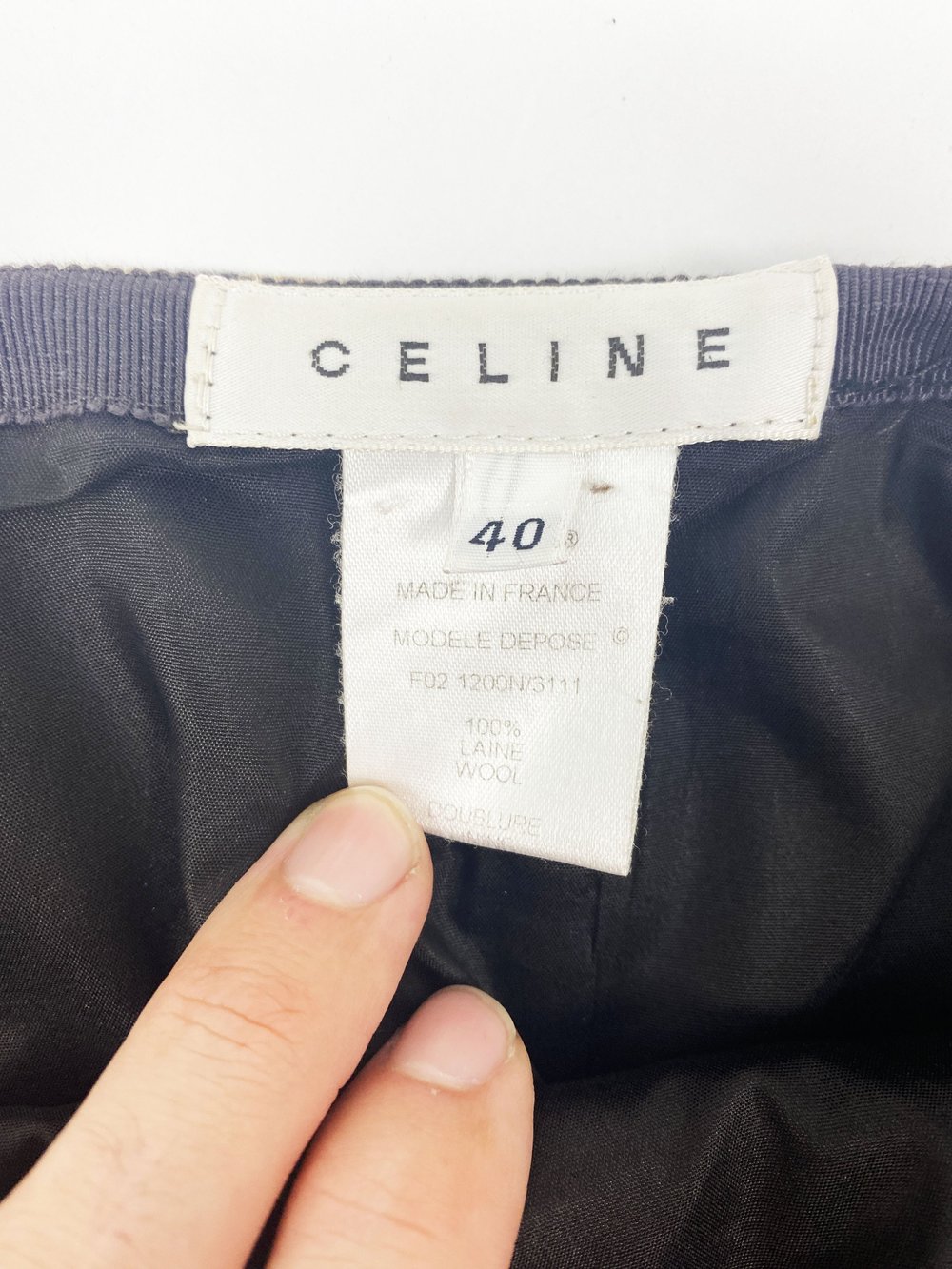 Celine logo print knit skirt — JAMES VELORIA