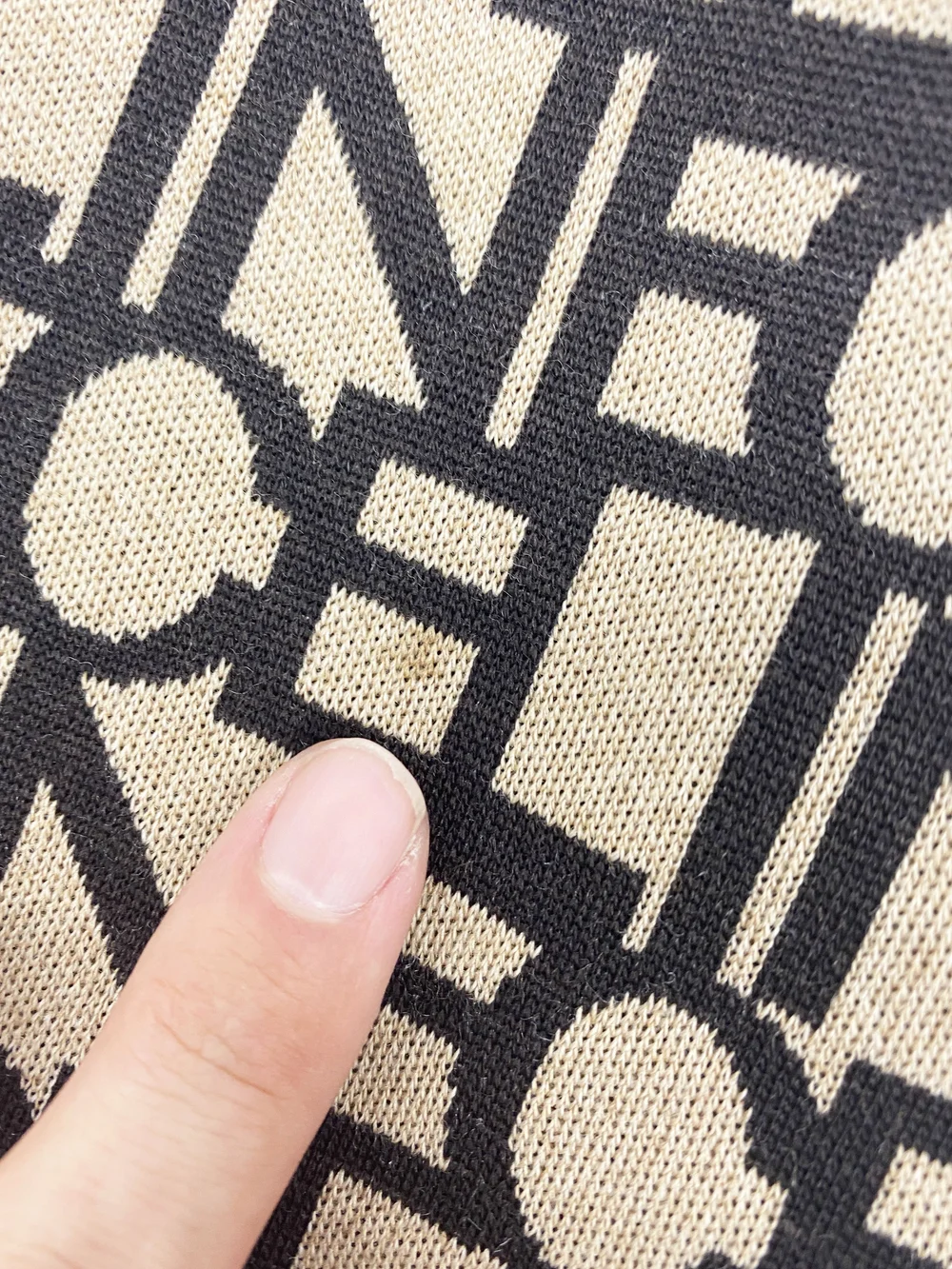 Celine logo print knit skirt — JAMES VELORIA