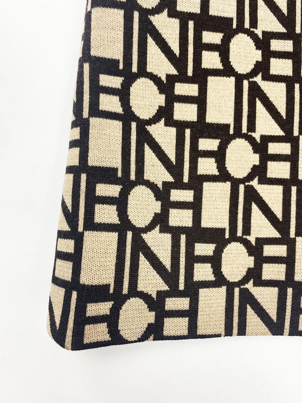 Celine logo print knit skirt — JAMES VELORIA