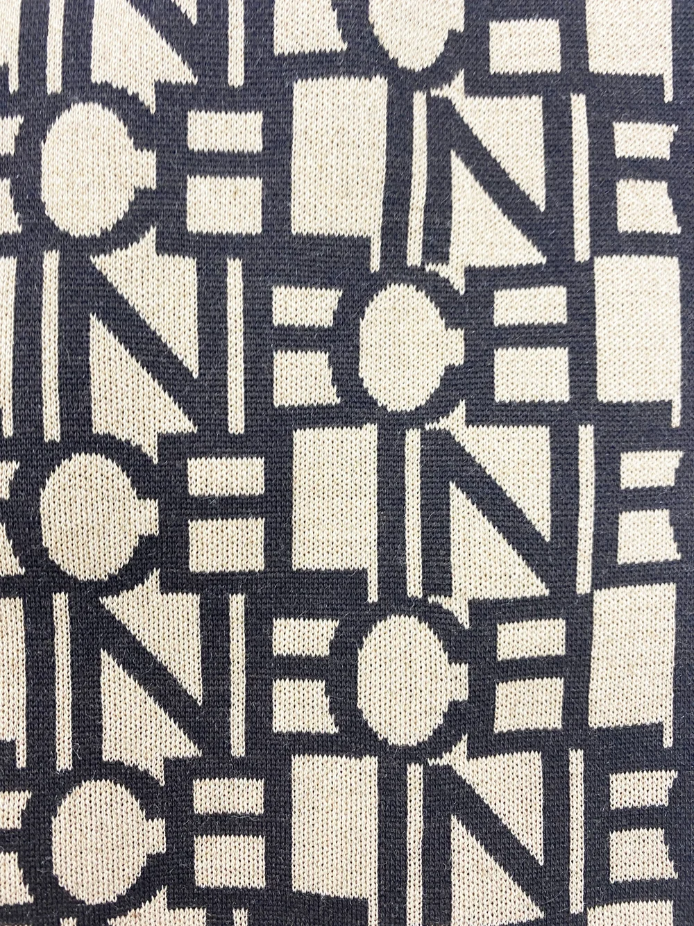 Celine logo print knit skirt — JAMES VELORIA