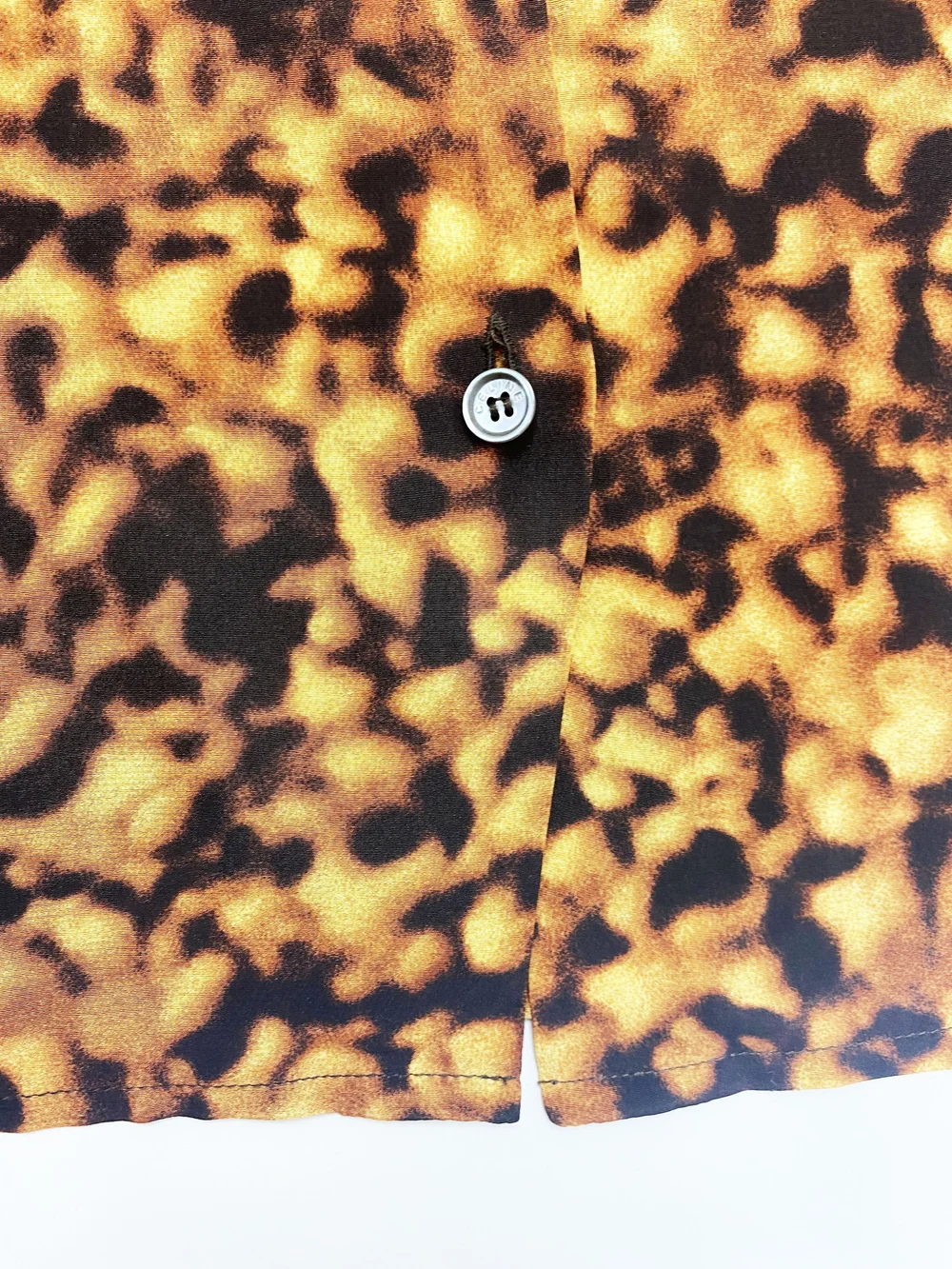 Celine S/S 2001 flame print silk shirt — JAMES VELORIA