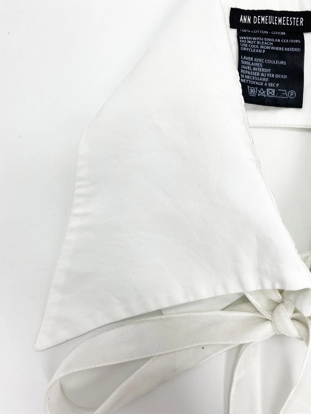 Ann Demeulemeester oversized collar — JAMES VELORIA