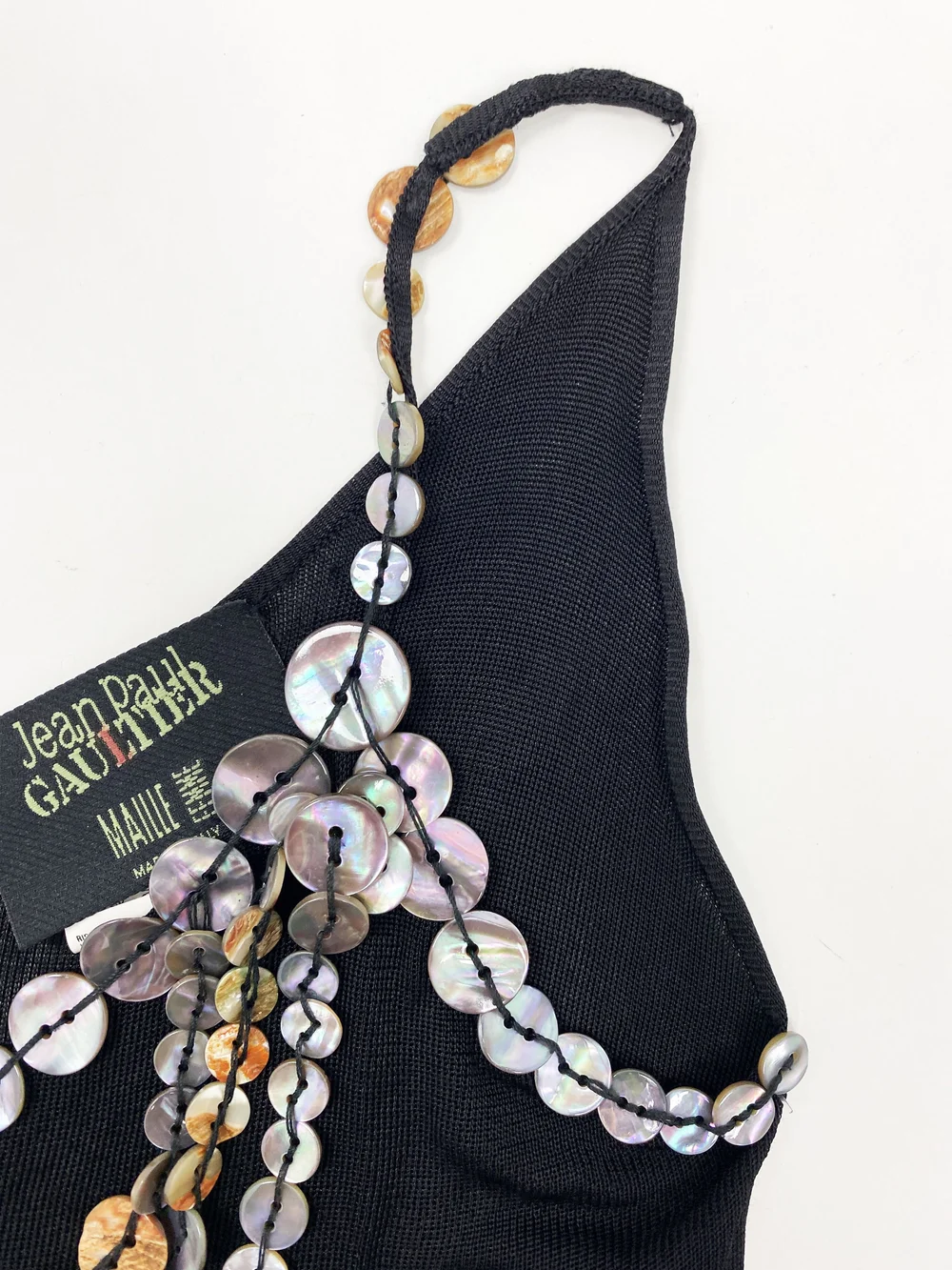 イタリア製 Jean Paul GAULTIER MAILLE ニット ビスチェ Jean Paul Gaultier pearl button knit top — JAMES VELORIA