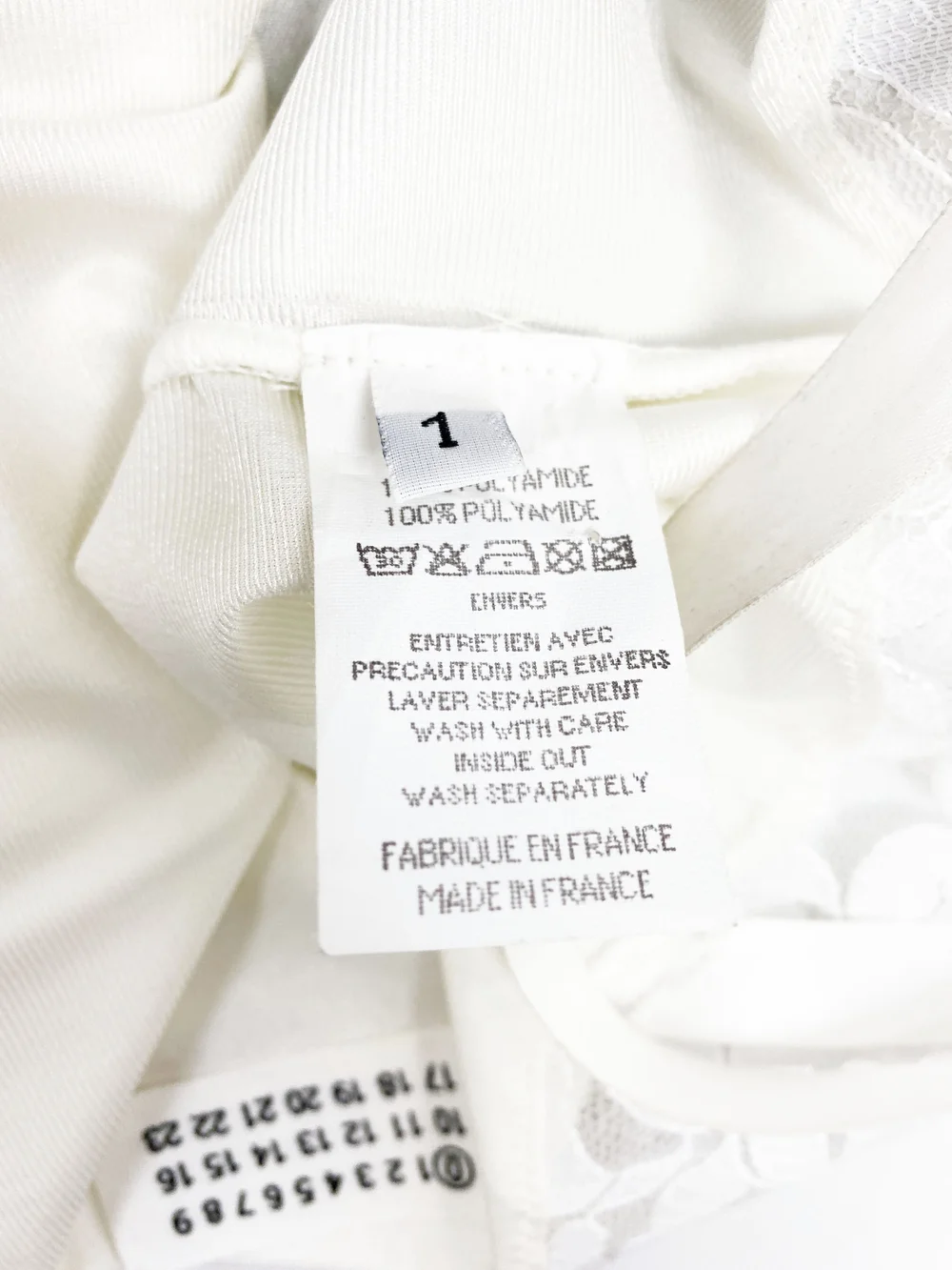 Maison Martin Margiela S/S 2003 artisanal silver painted
