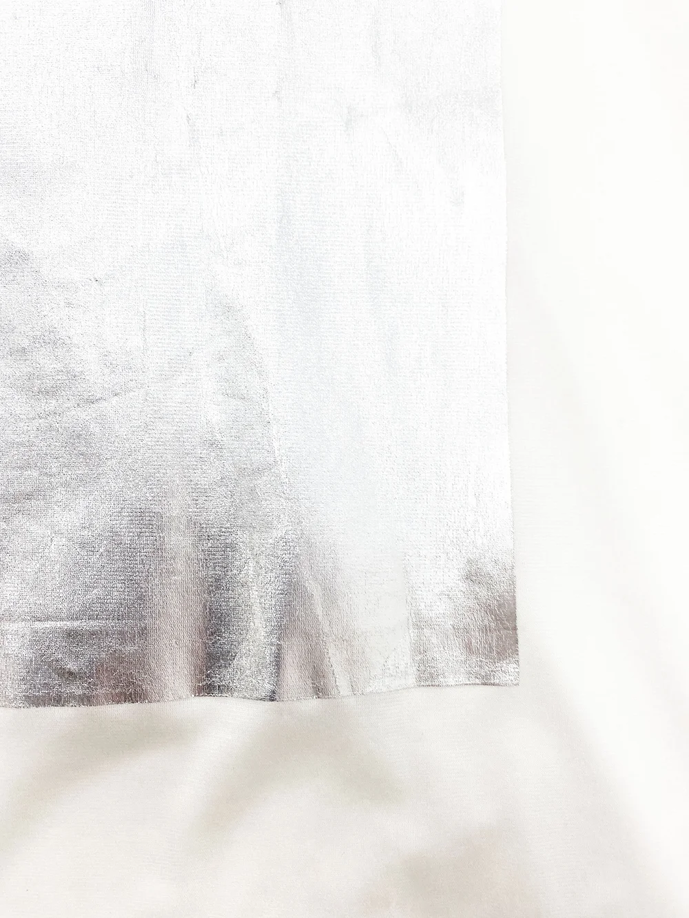 Maison Martin Margiela S/S 2003 artisanal silver painted slip