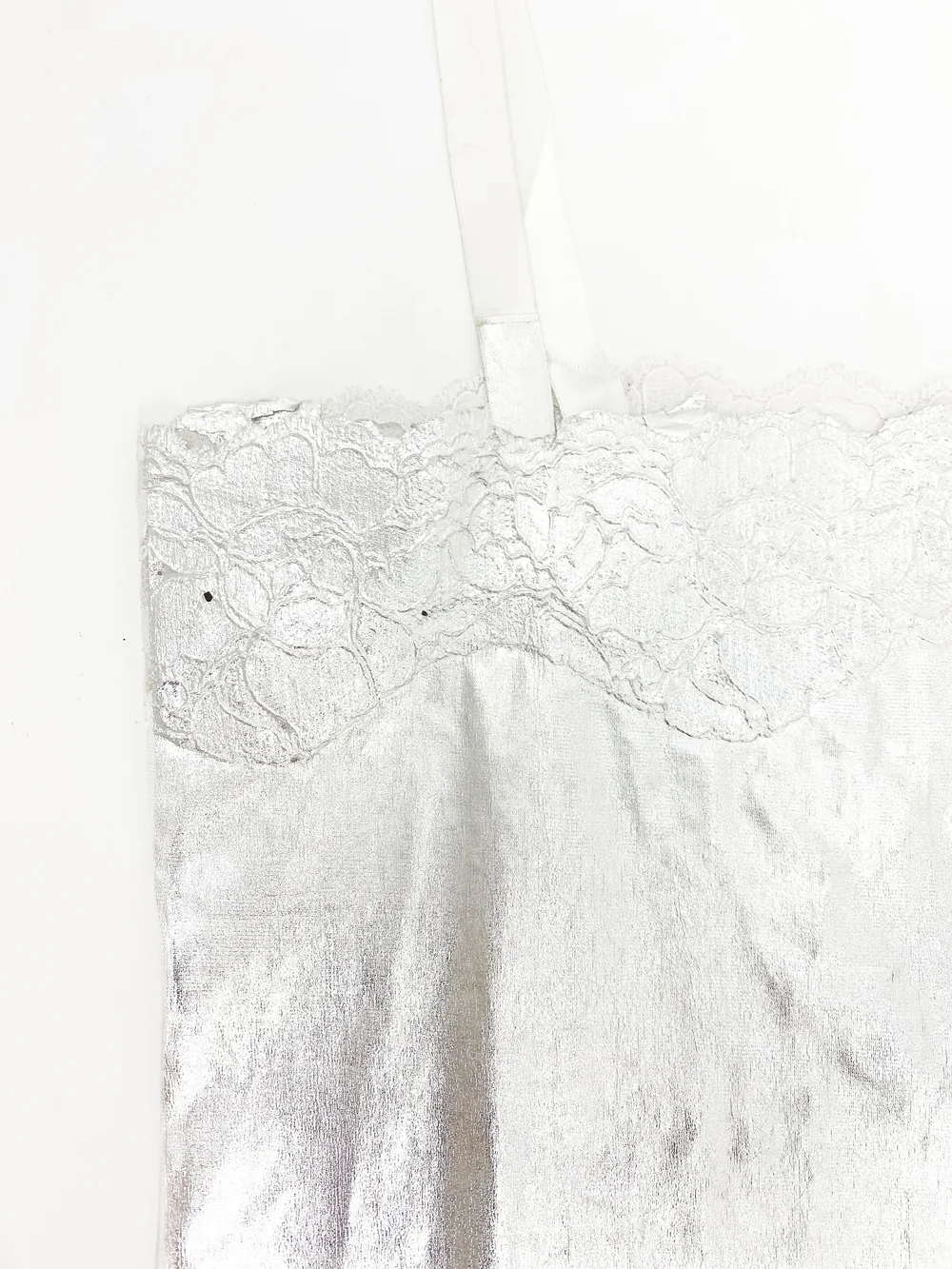 Maison Martin Margiela S/S 2003 artisanal silver painted slip