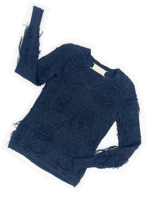 Maison Martin Margiela F/W 1993 shredded sweater — JAMES VELORIA