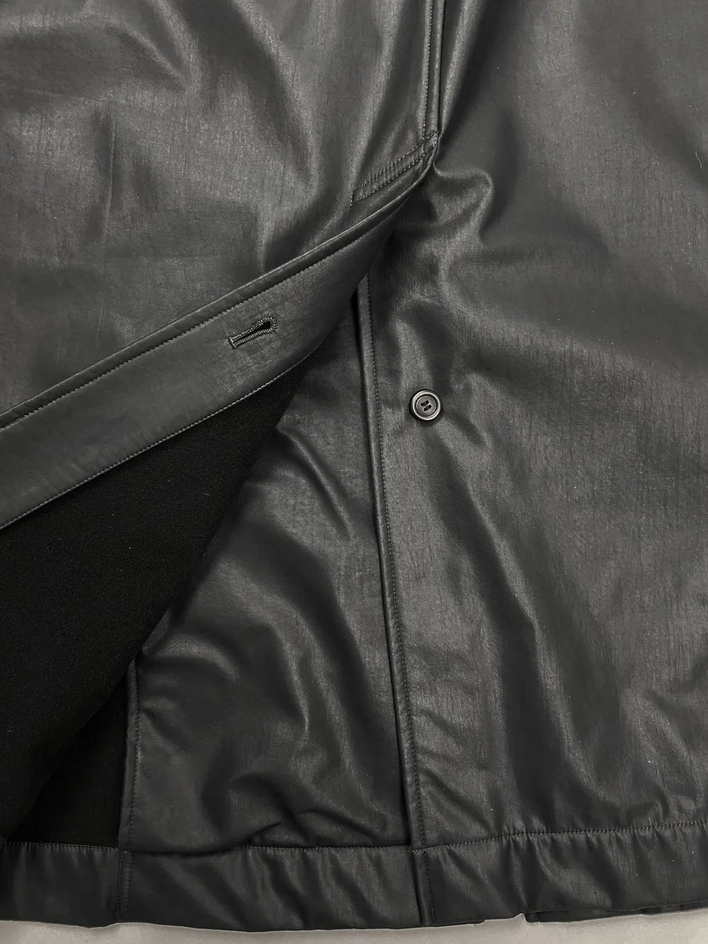 Issey Miyake Windcoat fleece lined trench — JAMES VELORIA