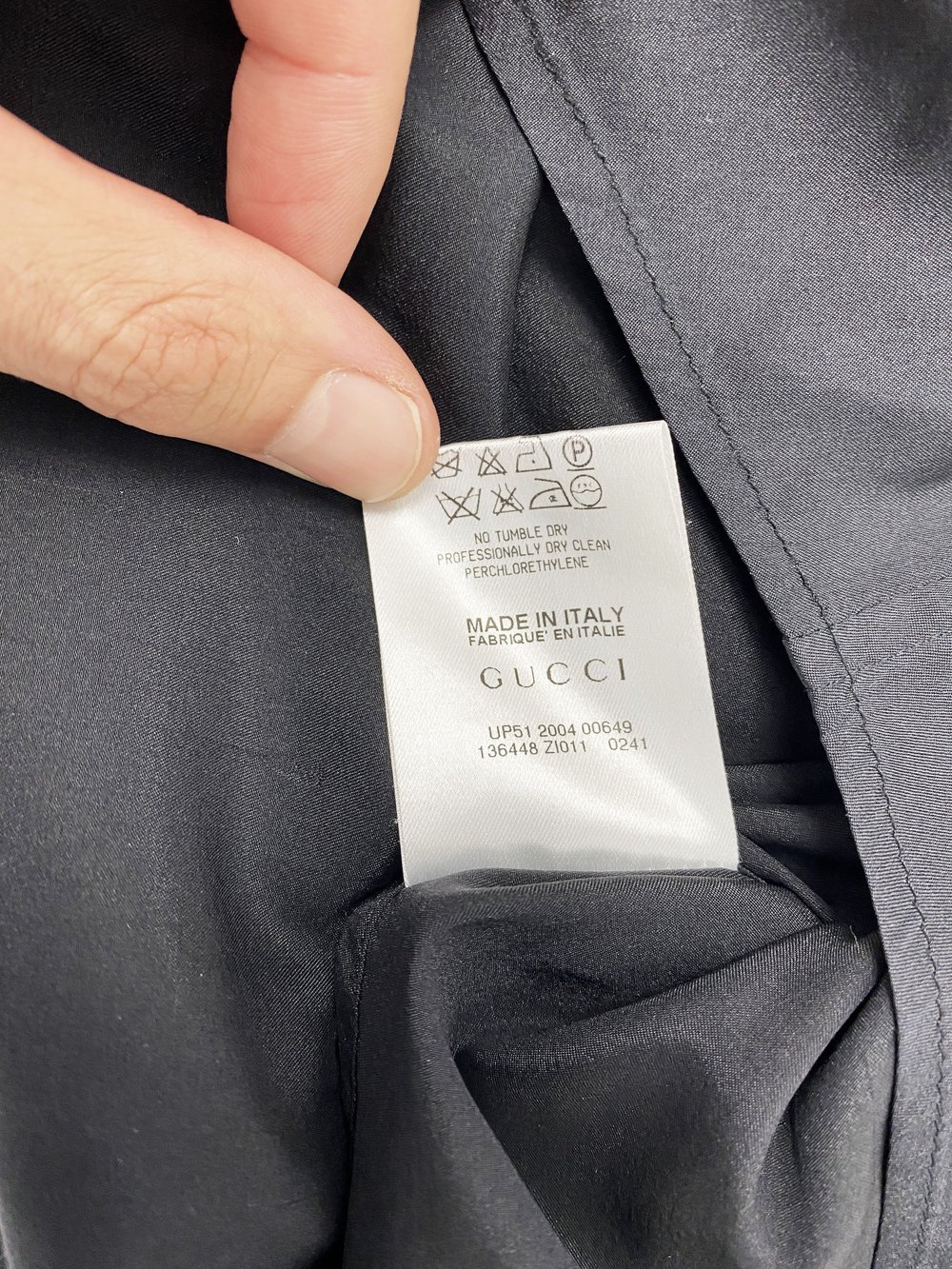Gucci F/W 2004 black silk shirt — JAMES VELORIA