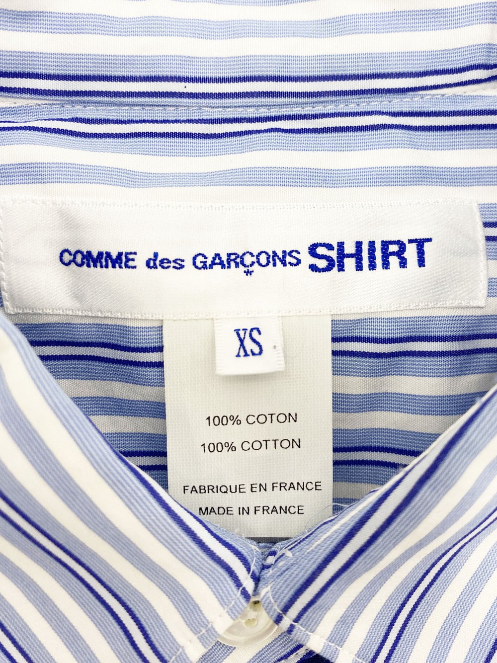 Comme des Garcons SHIRT cutout palm tree shirt — JAMES VELORIA