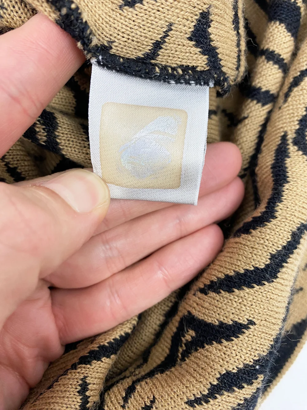 Gianni Versace Versus 90s tiger print sweater — JAMES VELORIA