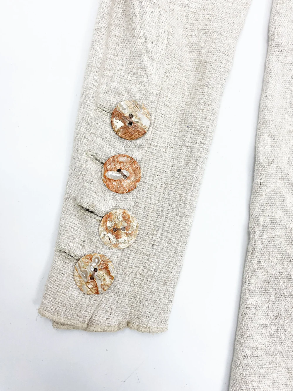 Jean Paul Gaultier Homme S/S 1994 pearl button coat — JAMES VELORIA