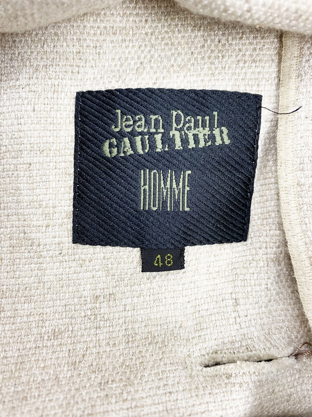 Jean Paul Gaultier Homme S/S 1994 pearl button coat — JAMES VELORIA