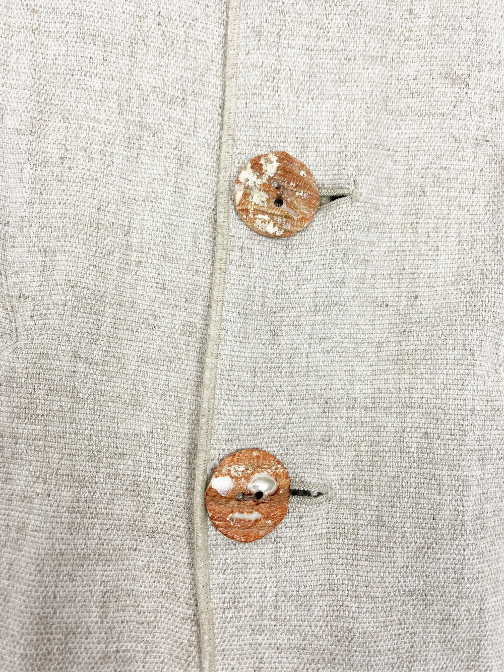 Jean Paul Gaultier Homme S/S 1994 pearl button coat — JAMES VELORIA