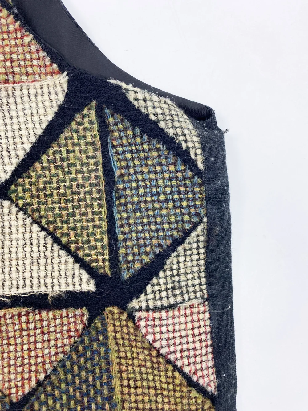 Romeo Gigli 90s patchwork vest — JAMES VELORIA