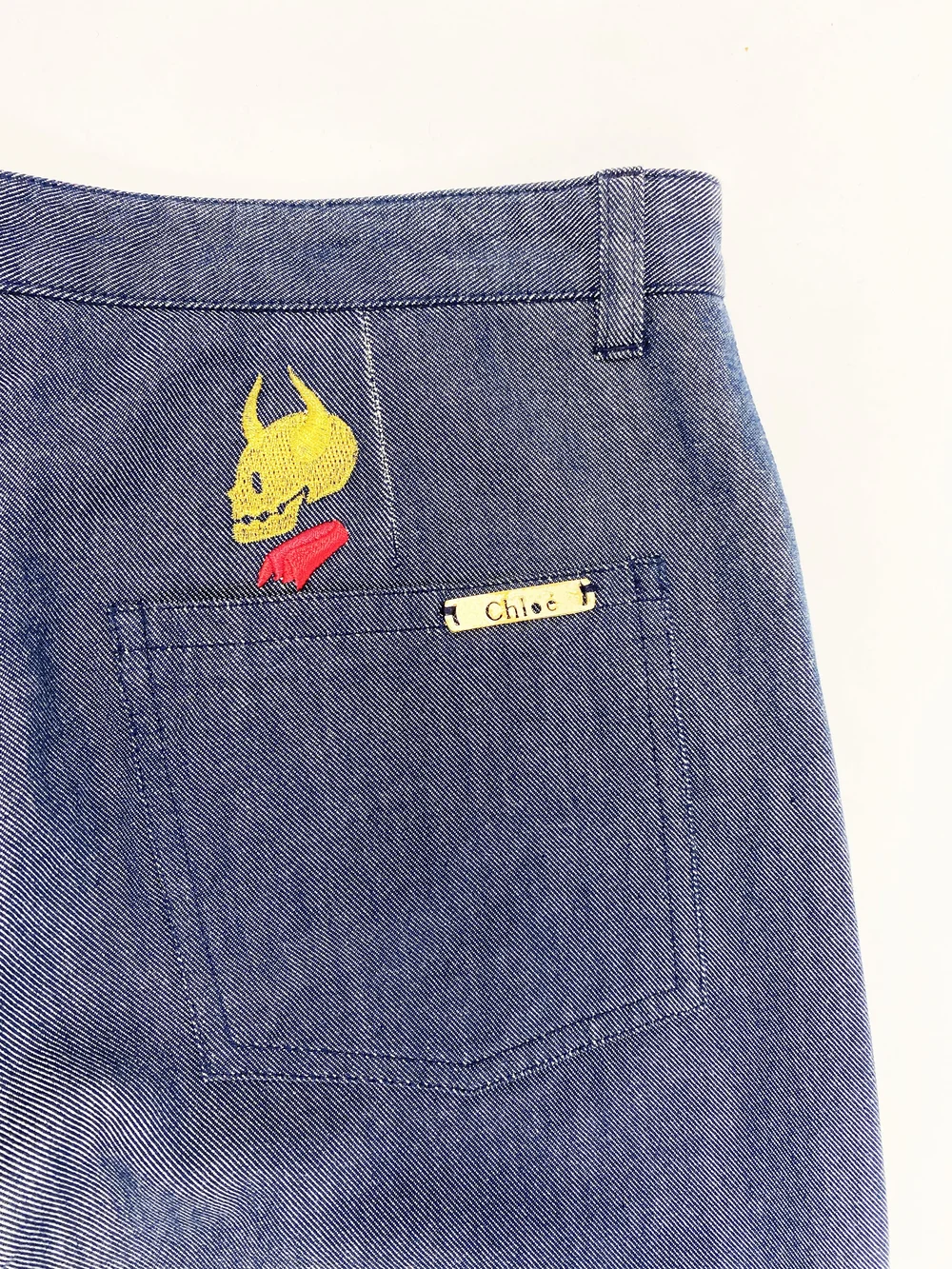 デニム・ジーパン Chloe Embroidered logo jeans Chloé Denim Jeans | Chloé US