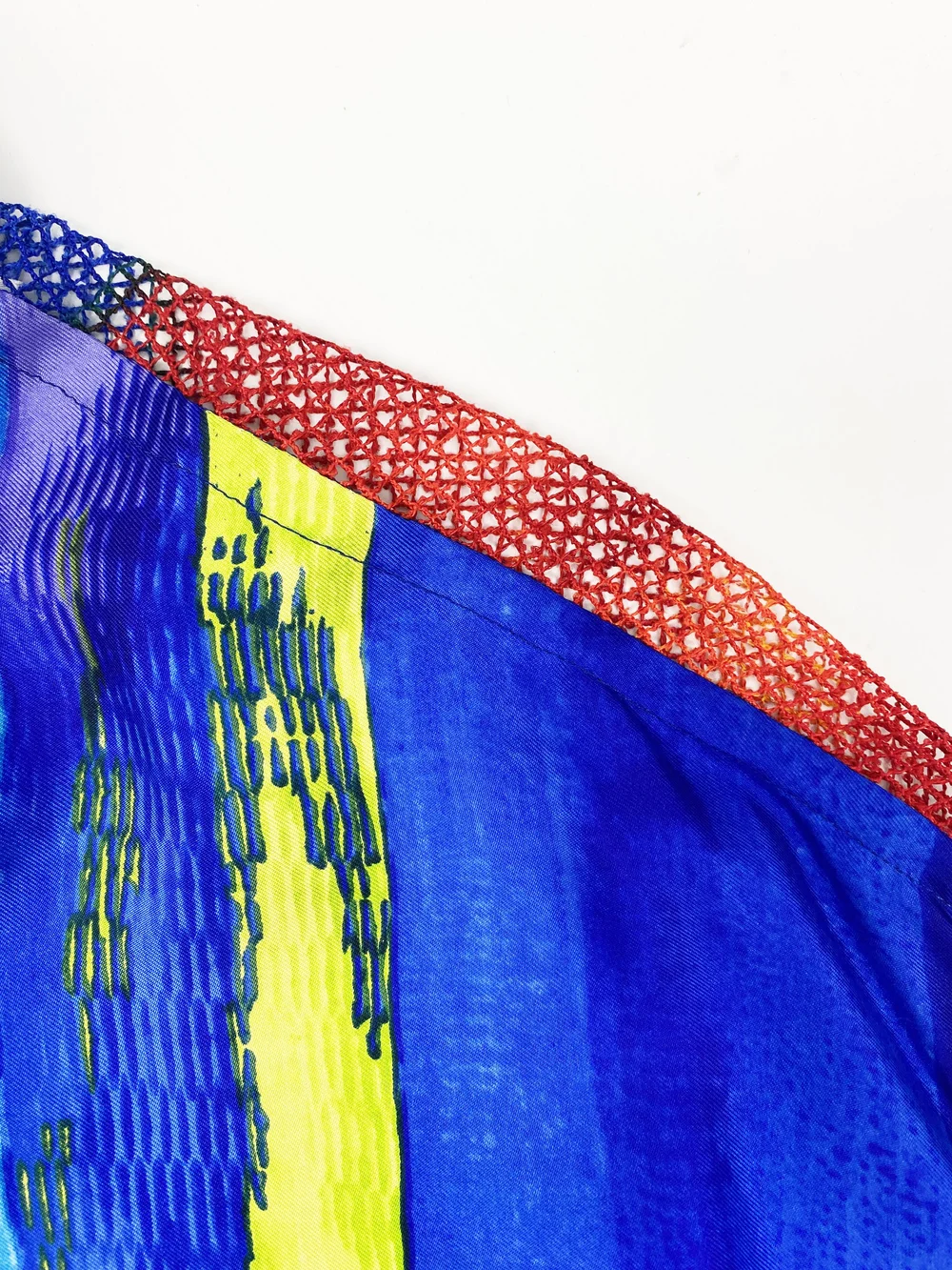 Gianni Versace S/S 1994 mesh back silk shirt — JAMES VELORIA