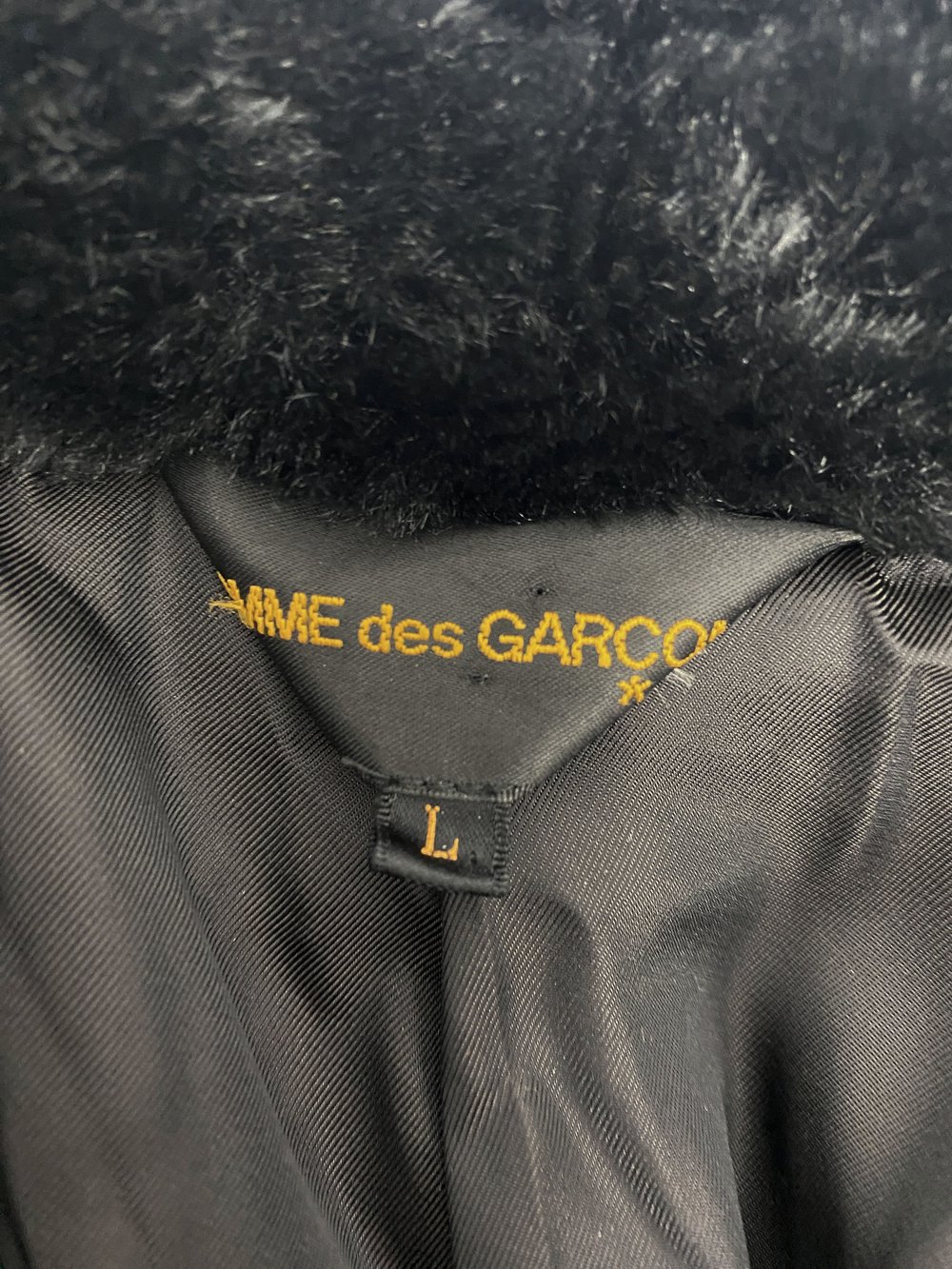 Comme des Garcons F/W 2007 faux fur coat — JAMES VELORIA