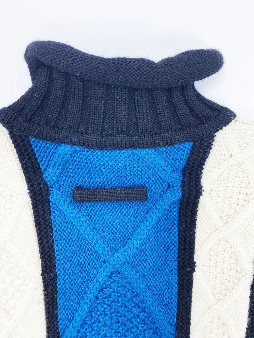 Jean Paul Gaultier 90s cable knit sweater — JAMES VELORIA