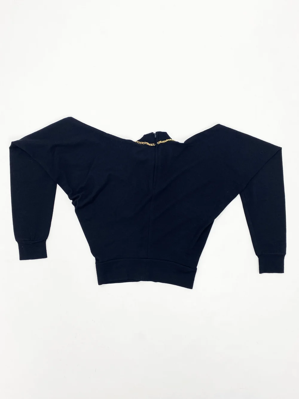 Comme des Garcons F/W 1989 gold chain knit top — JAMES VELORIA