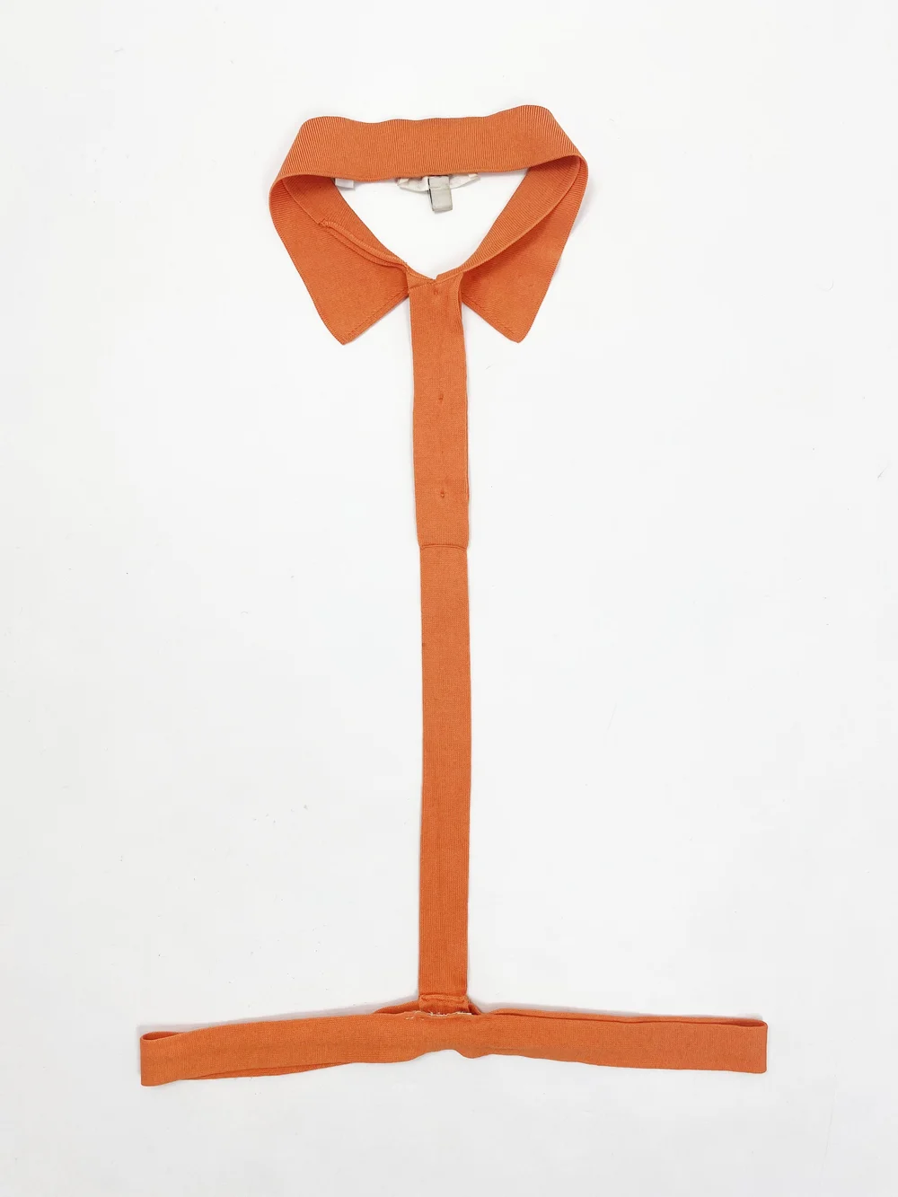 Helmut Lang S/S 2003 orange collar harness — JAMES VELORIA