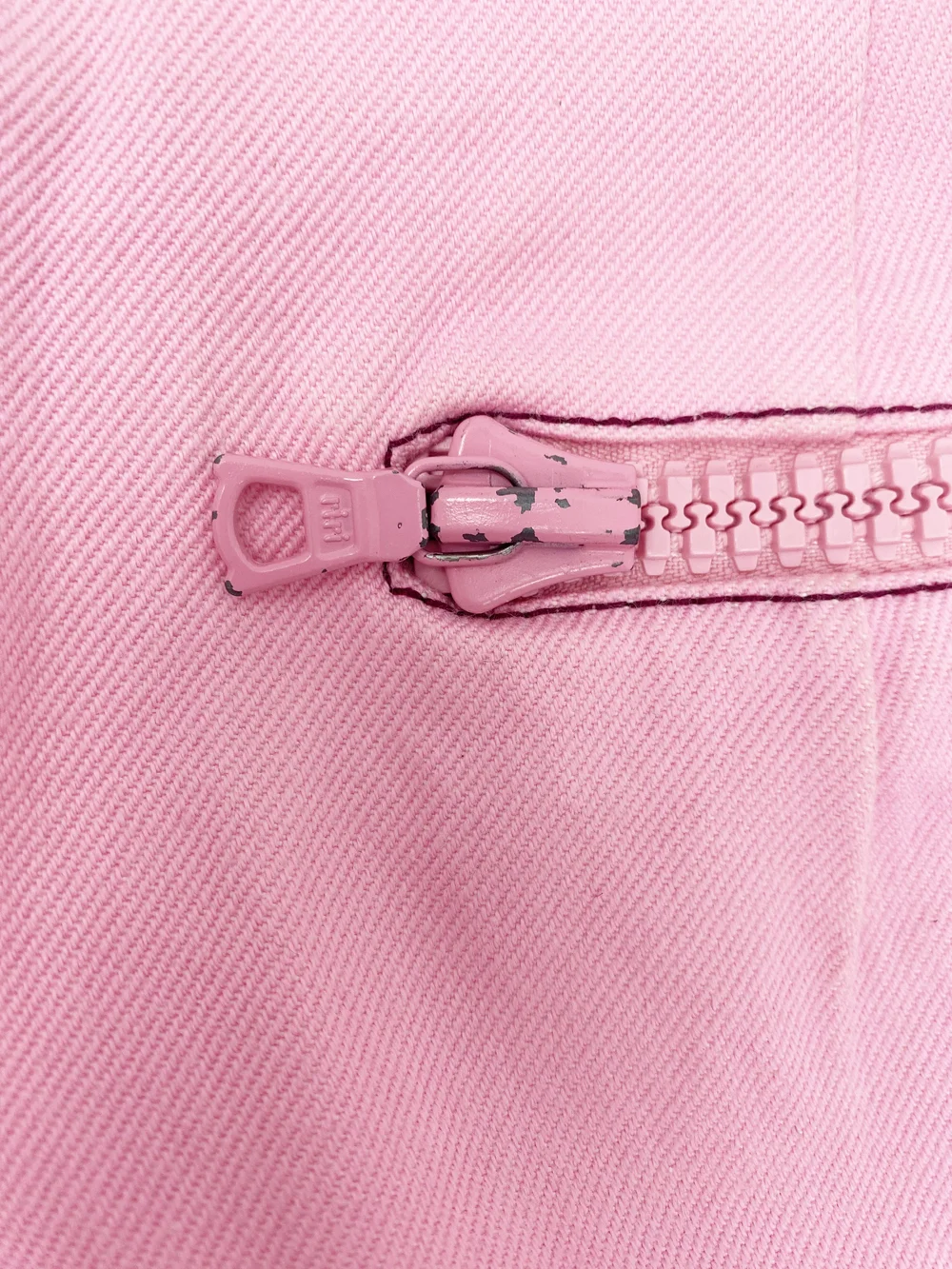 Miu Miu 90s pink convertible zip skirt — JAMES VELORIA