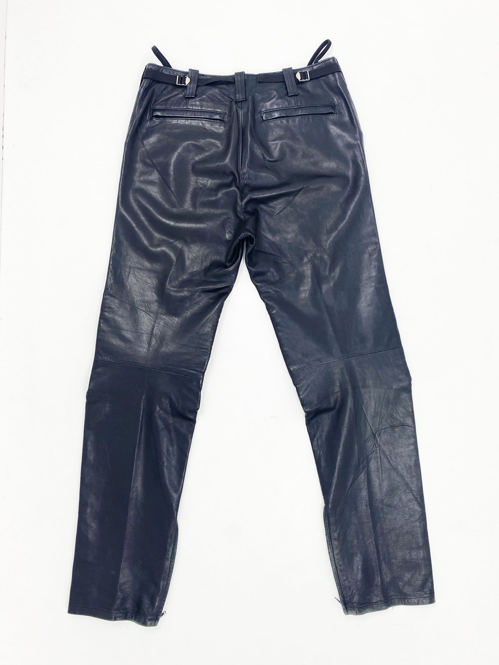 Helmut Lang F/W 1999 astro biker leather pants — JAMES VELORIA Helmut Lang F/W 1999 astro biker leather pants — JAMES VELORIA