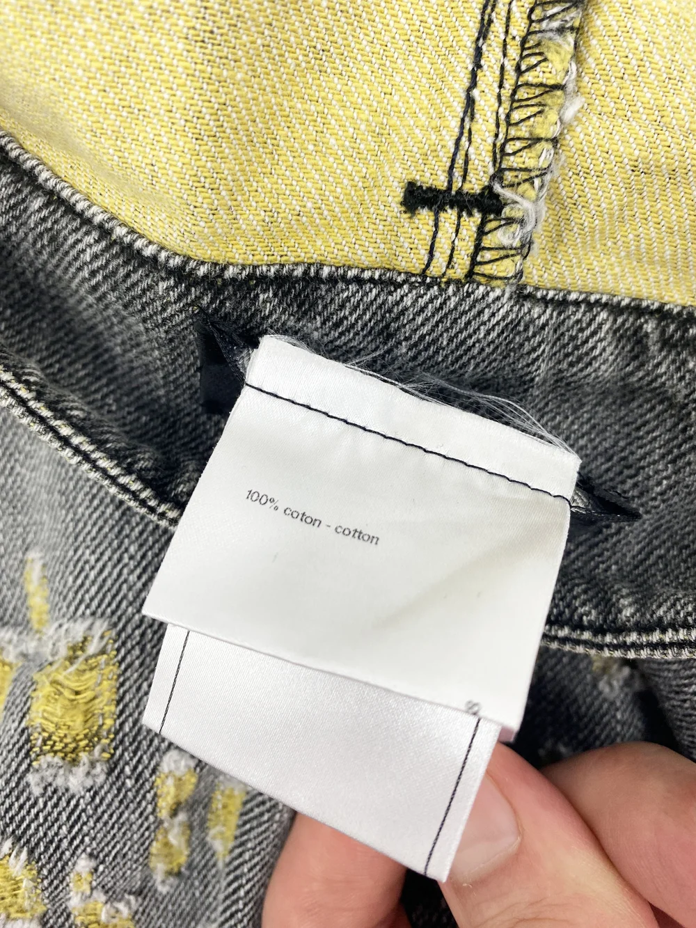 Chanel S/S 2004 distressed mini skirt — JAMES VELORIA