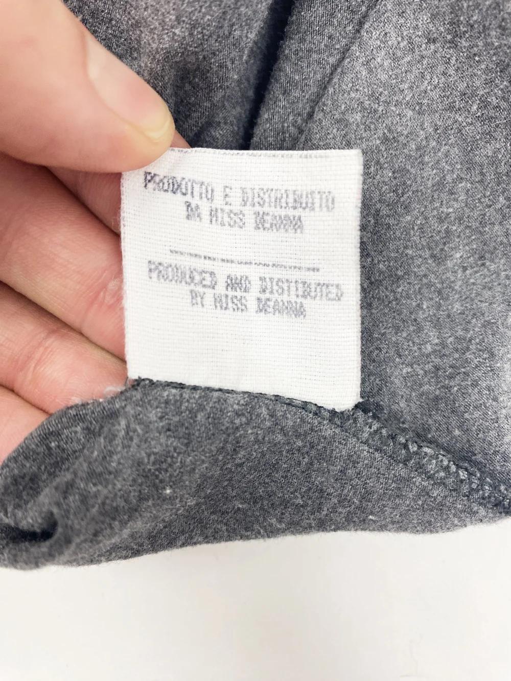 Maison Martin Margiela S/S 1998 flat garment top — JAMES VELORIA