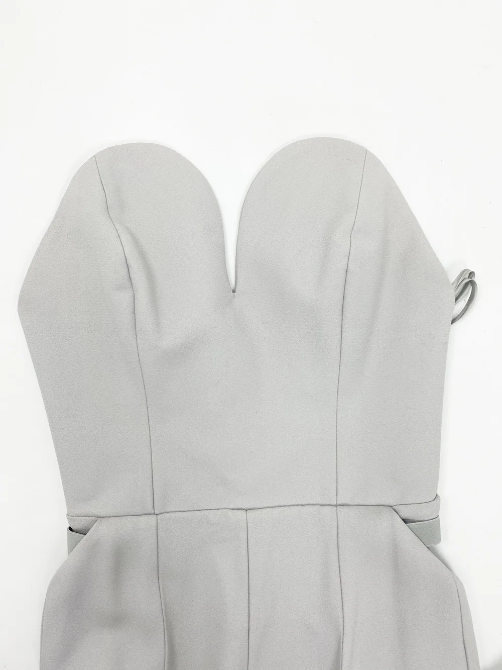 maison margiela グレー タンクトップ ボディスーツ Maison Margiela S/S 2013 backless bustier jumpsuit — JAMES VELORIA