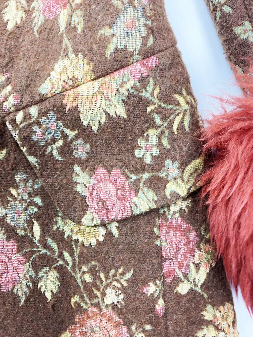 Vivienne Westwood F/W 1998 faux fur trim coat — JAMES VELORIA