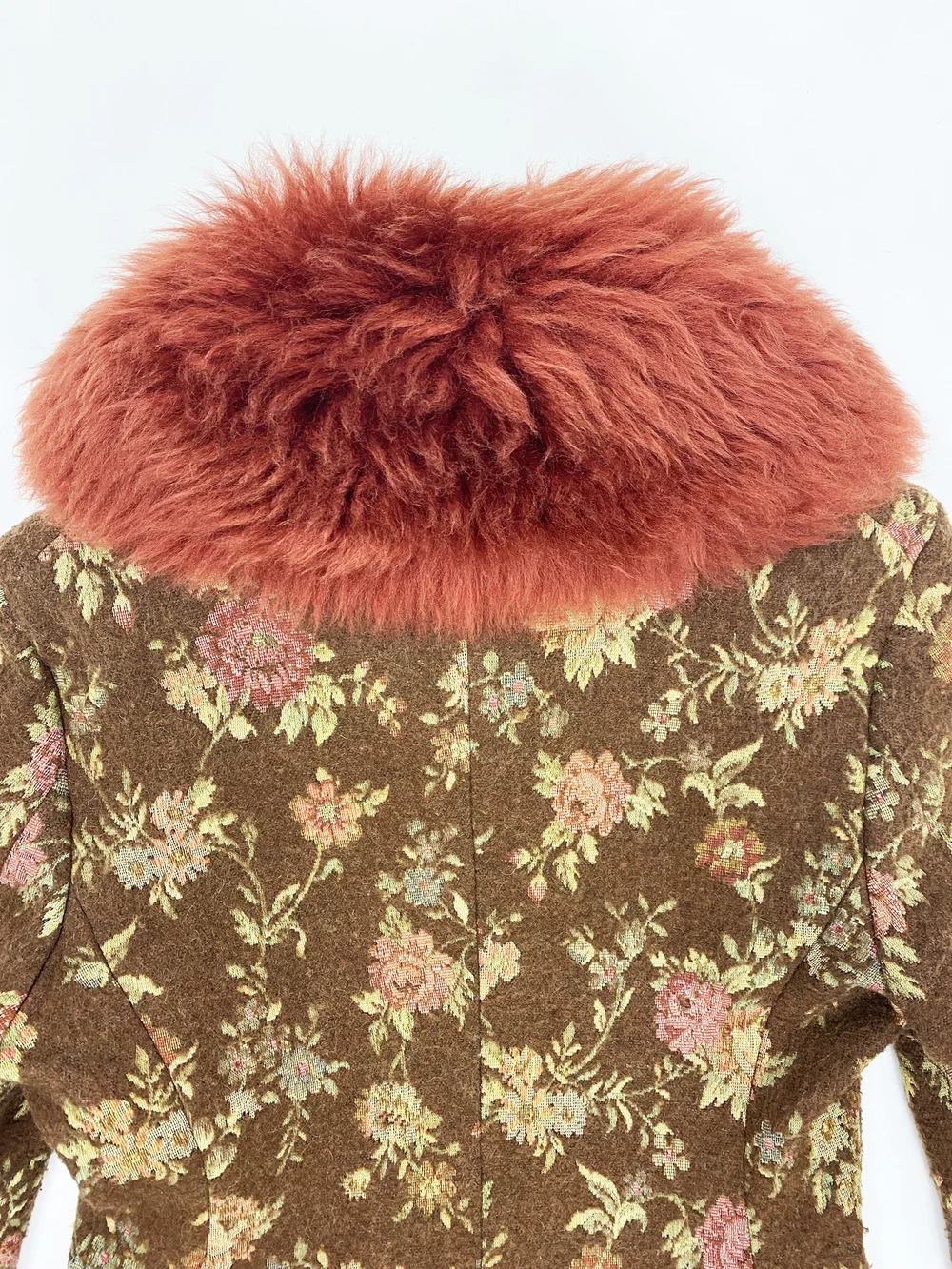 Vivienne Westwood F/W 1998 faux fur trim coat — JAMES VELORIA