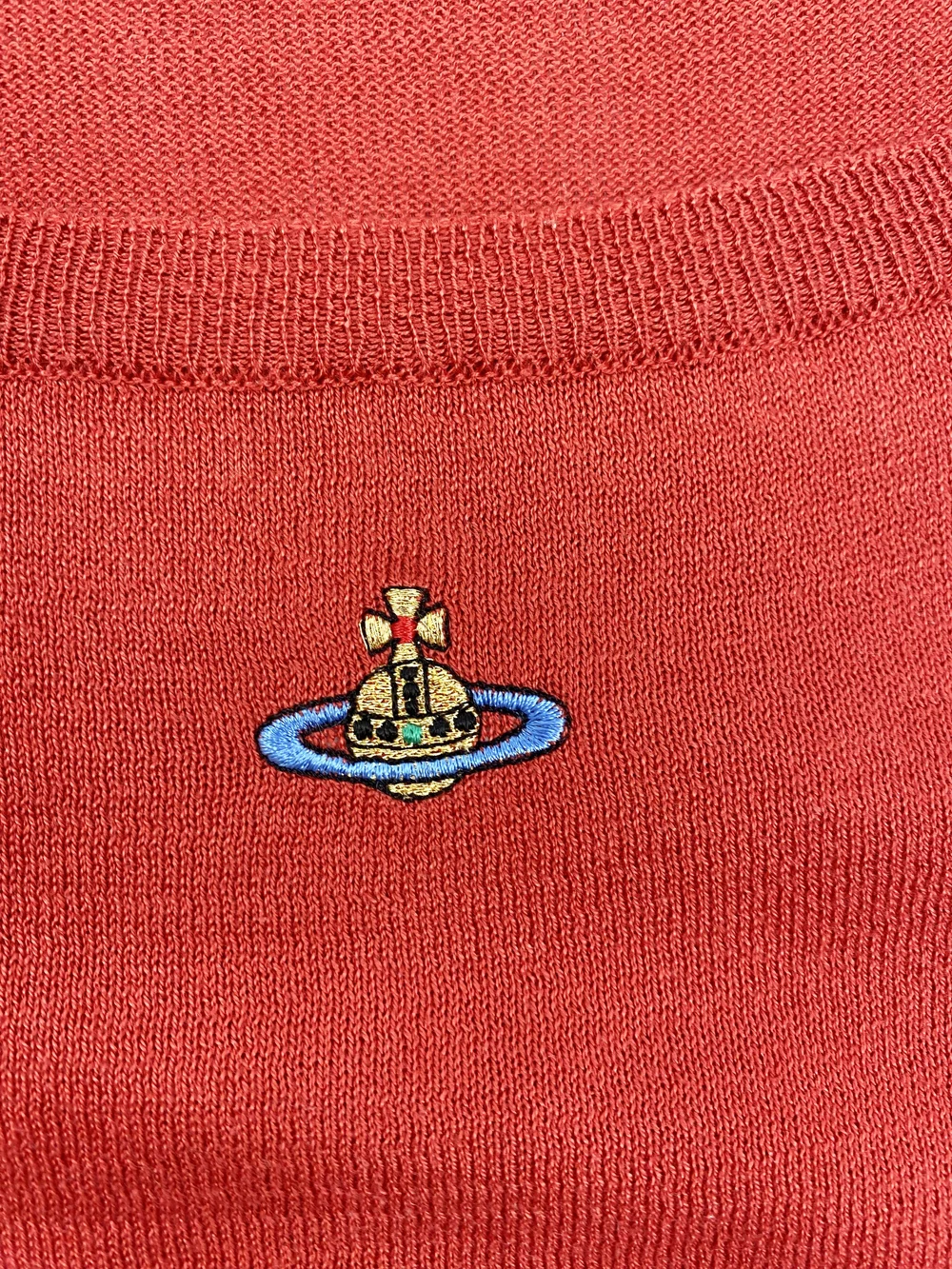 Vivienne Westwood S/S 2006 red orb sweater — JAMES VELORIA