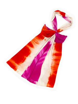 Celine S/S 2003 tie dye halter mini dress  JAMES VELORIA