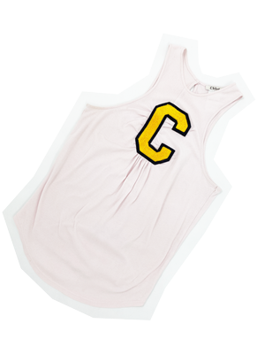 01AW Chloe by Stella McCartney タンクトップ Chloe F/W 2001 C patch ruched tank — JAMES VELORIA