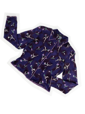 Prada F/W 1997 flower pattern silk shirt — JAMES VELORIA