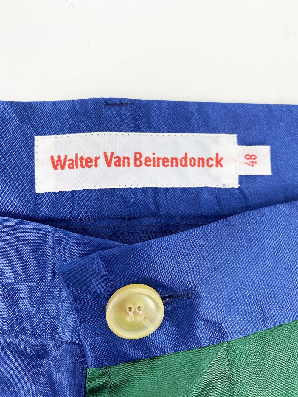 Walter Van Beirendonck panelled pants