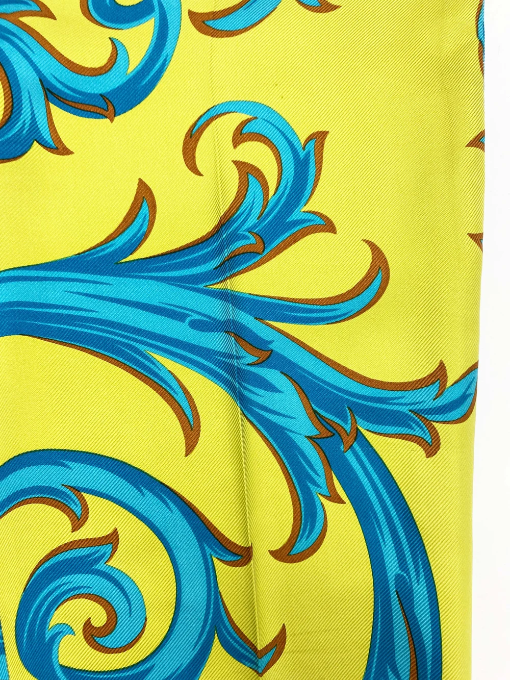 Gianni Versace Couture S/S 2002 baroque print silk pants — JAMES