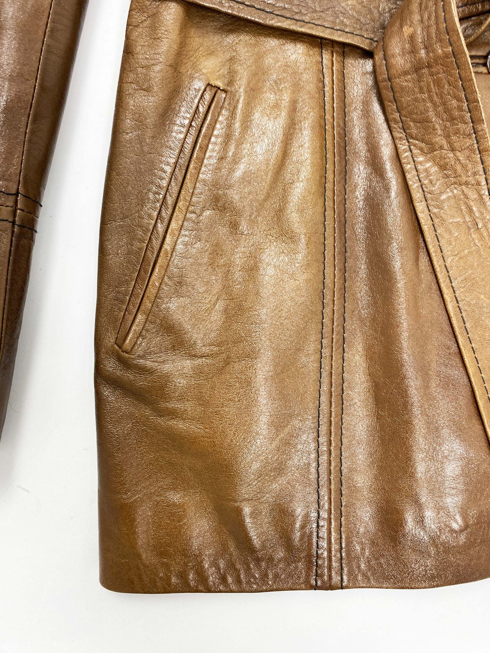 Plein Sud fur collar leather jacket — JAMES VELORIA