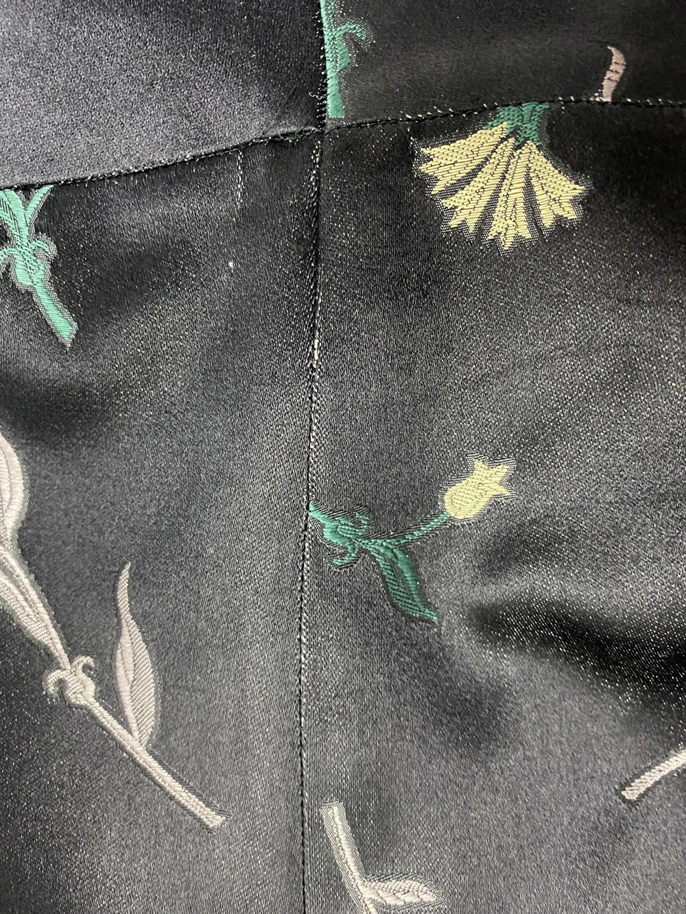 Prada F/W 1997 flower pattern silk pants — JAMES VELORIA